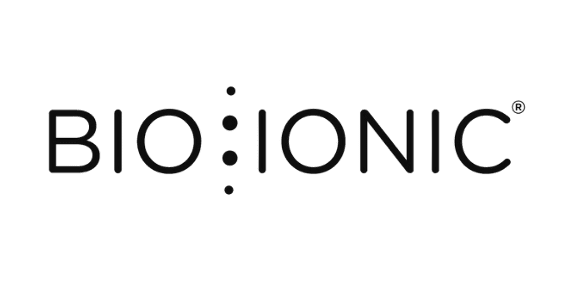 Bio Ionic logo with sleek, modern font and design elements.
